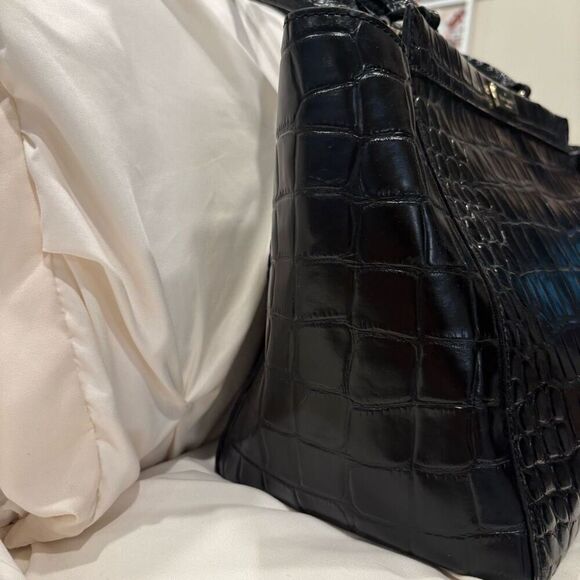 Kate Spade New York Kate Spade Ridgely Avenue Becky Embossed Satchel Handbag EUC - Picture 3 of 13